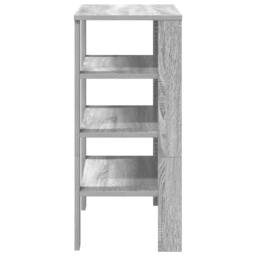 Berkfield Home Shoe Rack Grey Sonoma 61x32x70 cm Engineered Wood - Size: 61 x 32 x 70 cm - thumbnail 5