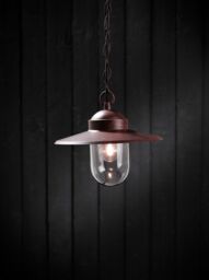 Nordlux Industrial Outdoor Pendant Light Brown Metal E27 Weatherproof - Mains Powered, IP33 - thumbnail 5