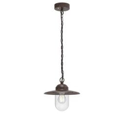 Nordlux Industrial Outdoor Pendant Light Brown Metal E27 Weatherproof - Mains Powered, IP33 - thumbnail 2