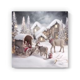 "Warren Reed - Designer We Come Bearing Gifts Canvas - Size: W30"" x H30""" - thumbnail 2