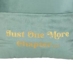 Something Different Just One More Chapter Pocket Cushion in Pale Green - thumbnail 3