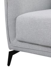 More4Homes Oslo Modern Scandi Style Fabric Living Room 2+3 Seater Sofa Set in Light Grey - thumbnail 6