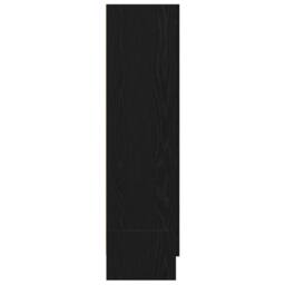 Berkfield Home Black Oak Book Cabinet 82.5x30.5x115 cm Engineered Wood - thumbnail 8