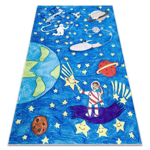 RugsX Bambino Rug in Blue - Size: 80 cm x 150 cm - image 1