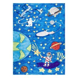 RugsX Bambino Rug in Blue - Size: 80 cm x 150 cm - thumbnail 3