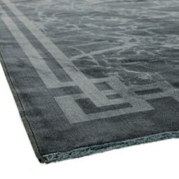 The Rug Shop UK Grey Polyester Luxurious Easy To Clean Cotton Backing Rug - Size: 200 cm x 290 cm - thumbnail 5