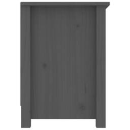 Berkfield Home TV Cabinet Grey 103x36, 5x52 cm Solid Wood Pine - thumbnail 5