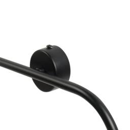 Wyld and Coco Ring Wall Lamp - Black Iron with Four Glass Globes 70 cm - thumbnail 7