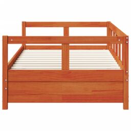 Berkfield Home Daybed without Mattress Wax Brown 90x200 cm Solid Wood Pine - thumbnail 6