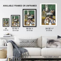 "Artery8 Musicians At The Heuriger Music Moriz Jung Framed Wall Art Print - Size: W12"" x H16""" - thumbnail 3