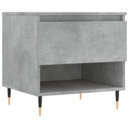 Berkfield Home Coffee Tables 2 pcs Concrete Grey 50x46x50 cm Engineered Wood - Size: 50 x 46 x 50 cm - thumbnail 5