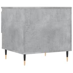 Berkfield Home Coffee Tables 2 pcs Concrete Grey 50x46x50 cm Engineered Wood - Size: 50 x 46 x 50 cm - thumbnail 9