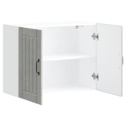 Berkfield Home Kitchen Wall Cabinet Lucca Concrete Grey Engineered Wood - thumbnail 5