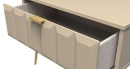 Ready Assembled 2 U Metro 1 Drawer Wide Side Table (Ready Assembled) in Light Brown - thumbnail 5