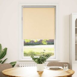Berkfield Home Roller Blind Blackout Beige 70x130 cm Fabric Width 65.7 cm Polyester - thumbnail 2