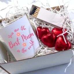 Aye Do Gifts Women's You're The Best Mum In The World Candle Gift Set in White - Size: 1 Pack - thumbnail 1