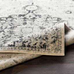 Livabliss Harput-Vintage Blue Orange Yellow Grey Traditional Boho Living Rug in Dark Grey - Size: 120 cm x 170 cm - thumbnail 4