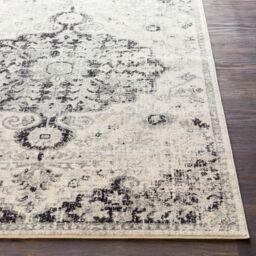 Livabliss Harput-Vintage Blue Orange Yellow Grey Traditional Boho Living Rug in Dark Grey - Size: 120 cm x 170 cm - thumbnail 5