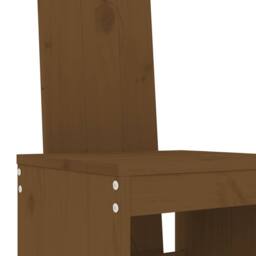Berkfield Home Bar Stools 2 pcs Honey Brown 40x42x120 cm Solid Wood Pine - Size: 40 x 42 x 120 cm - thumbnail 7