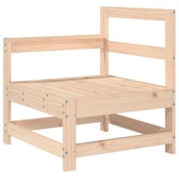 Berkfield Home 4 Piece Garden Lounge Set Solid Wood Pine in Brown - thumbnail 5