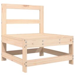 Berkfield Home 4 Piece Garden Lounge Set Solid Wood Pine in Brown - thumbnail 4