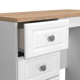 Ready Assembled 2 U Surrey 3 Drawer Vanity (Ready Assembled) in White - Size: Medium - thumbnail 6