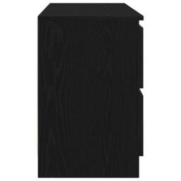 Berkfield Home TV Cabinet Black 100x35x54 cm Engineered Wood - Size: 100 x 35 x 54 cm - thumbnail 7