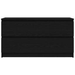 Berkfield Home TV Cabinet Black 100x35x54 cm Engineered Wood - Size: 100 x 35 x 54 cm - thumbnail 6