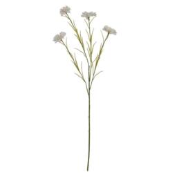 Lemon Pavilion Furniture and Decor Cornflower Stem Artificial Flower - Plastic - L20xW20xH77 cm - White - thumbnail 1