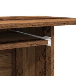 Berkfield Home Computer Desk Old Wood 80x50x75 cm Engineered Wood in Brown - Size: 80 x 50 x 75 cm - thumbnail 8