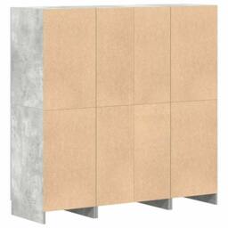 Berkfield Home 3 Piece Kitchen Cabinet Set Concrete Grey Engineered Wood - thumbnail 9