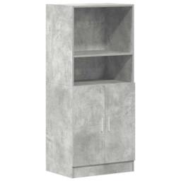 Berkfield Home 3 Piece Kitchen Cabinet Set Concrete Grey Engineered Wood - thumbnail 7