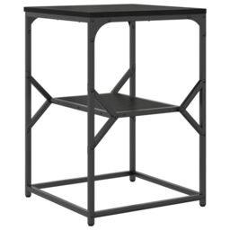 Berkfield Home Side Table Black Oak 41x40x60 cm Engineered Wood - Size: 41 x 40 x 60 cm - thumbnail 4