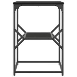 Berkfield Home Side Table Black Oak 41x40x60 cm Engineered Wood - Size: 41 x 40 x 60 cm - thumbnail 5