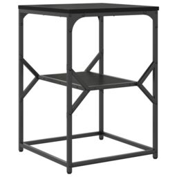 Berkfield Home Side Table Black Oak 41x40x60 cm Engineered Wood - Size: 41 x 40 x 60 cm - thumbnail 2