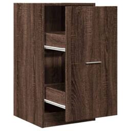 Berkfield Home Elegant Apothecary Cabinet Brown Oak 40x41x77.5 cm Engineered Wood - thumbnail 3