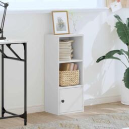 Berkfield Home Bookcase White 31x24x77 cm Engineered Wood - Size: 31 x 24 x 77 cm - thumbnail 3
