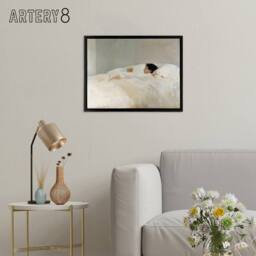 "Artery8 Joaquin Sorolla Y Bastida Mother Framed Canvas Wall Art Print in Grey - Size: W12"" x H16""" - thumbnail 3