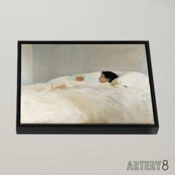 "Artery8 Joaquin Sorolla Y Bastida Mother Framed Canvas Wall Art Print in Grey - Size: W12"" x H16""" - thumbnail 2