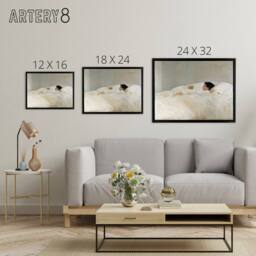 "Artery8 Joaquin Sorolla Y Bastida Mother Framed Canvas Wall Art Print in Grey - Size: W12"" x H16""" - thumbnail 4