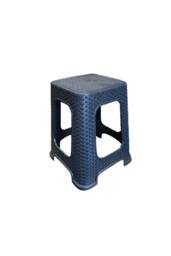 KDMD Large Plastic Rattan Backless Stool 28x28x46cm Random Colors - Size: 28 x 28 x 46 cm