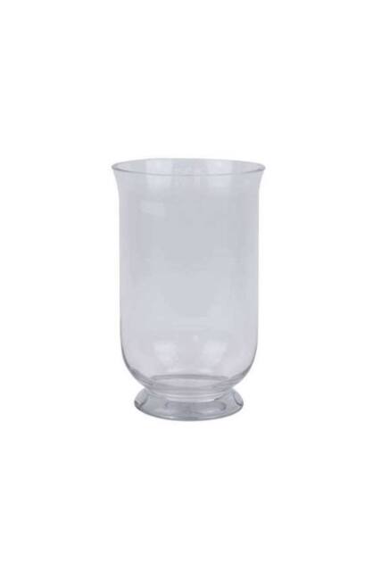 KDMD Hurricane Vase 27cm Clear Glass - image 1