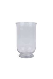 KDMD Hurricane Vase 27cm Clear Glass - thumbnail 1