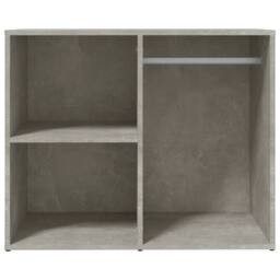 Berkfield Home Dressing Cabinet Concrete Grey 80x40x65 cm Engineered Wood - Size: 80 x 40 x 65 cm - thumbnail 3