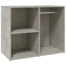 Berkfield Home Dressing Cabinet Concrete Grey 80x40x65 cm Engineered Wood - Size: 80 x 40 x 65 cm - thumbnail 1