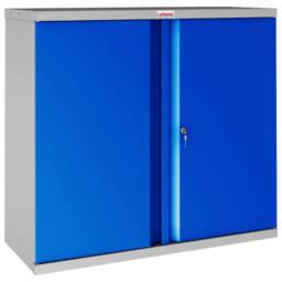 Phoenix Safe Company Steel Storage Cupboard in Blue with Key Lock, SCL0891GBK, 187L - Size: 800mm - thumbnail 1