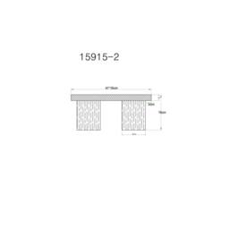 Netlighting Underwood Cluster Ceiling Light Wood Look Smoke Glass 2x E27 in Brown - thumbnail 6