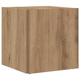 Berkfield Home Side Table Artisan Oak 33x33x34 cm Engineered Wood in Brown - Size: 33 x 33 x 34 cm - thumbnail 6