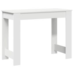 Berkfield Home Desk White 100x45x75 cm Engineered Wood - Size: 100 x 45 x 75 cm - thumbnail 7