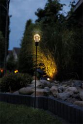 Luxform Solar Metal Wire Stake Led Light Diamond in Green - thumbnail 2